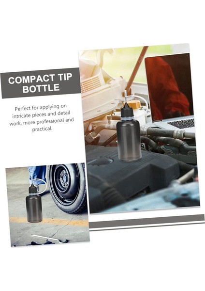 30ML/1OZ Tutkal Şişeleri 24 Adet Portatif Uç Şişe Sivri Ağız Tutkal Aplikatör Şişe Su Şişesi Ince Uçlu Su Şişesi (Yurt Dışından) indirimleri