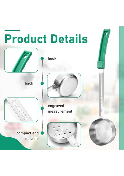 Porsiyon Kontrolü Servis Kaşıklar - Bariatrik Gezinmeli - Ağırlık Gözlemcileri ve Gastrik Bypass Için - 4 Kepçe Seti (Yurt Dışından) modelleri