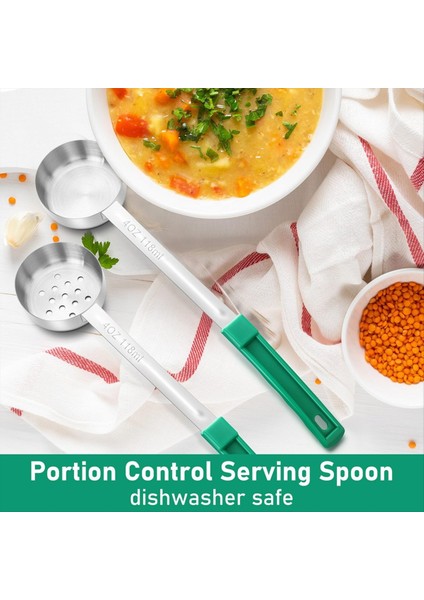 Porsiyon Kontrolü Servis Kaşıklar - Bariatrik Gezinmeli - Ağırlık Gözlemcileri ve Gastrik Bypass Için - 4 Kepçe Seti (Yurt Dışından) fırsatları