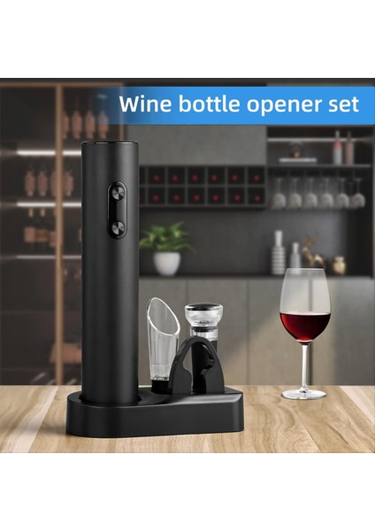 Elektrikli Şarap Açıcı Set Şarap Şişesi Açıcı Set Pil Şarap Elektrikli Açıcı Koruma Durdurucular Şarap Dispenser (Yurt Dışından) modelleri