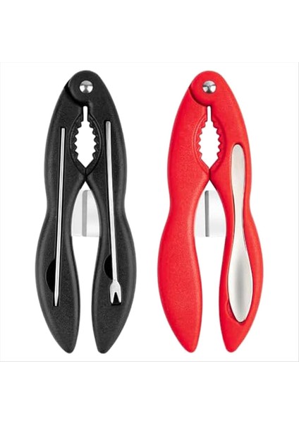 2pcs Yengeç Krakerleri ve Alet Çok Fonksiyonlu Yengeç Bacak Krakeri Verimli Istakoz Krakerleri Sağlam Deniz Ürünleri Krakerleri ve Alet (Yurt Dışından)