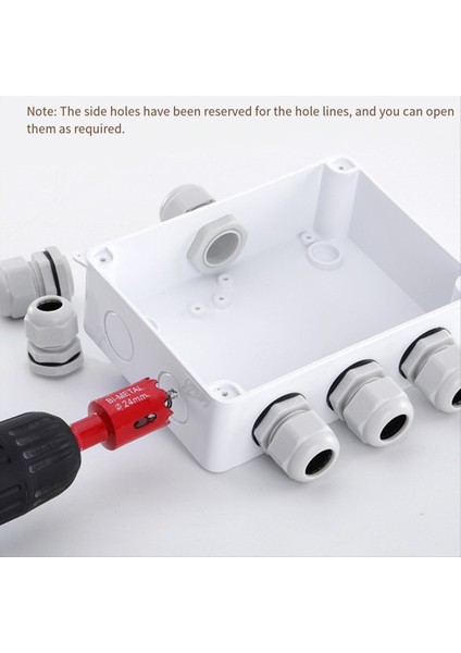 Abs Su Geçirmez Kavşak Kutusu Açık Terminal Kutusu Plastik Güç Salonu Kutusu Genel Elektrik Mühendisliği Muhafazası Siyah (Yurt Dışından) fiyatları