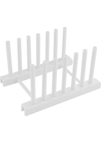 Mutfak Organizatör Pot Kapak Raf Bebek Rrain Raf Kaşık Tutucu Raf Kesme Tahtası Tavan Kapağı Stant Mutfak Aksesuarları Beyaz (Yurt Dışından)