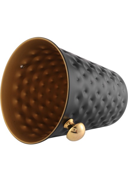 Yaratıcı Paslanmaz Çelik Çekilmiş Buz Kovası Şarap Kovası Ev Hotel Buz Küp Malzemeleri Ktv Malzemeleri Siyah (Yurt Dışından) fırsatları