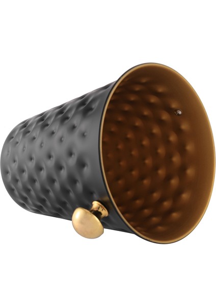 Yaratıcı Paslanmaz Çelik Çekilmiş Buz Kovası Şarap Kovası Ev Hotel Buz Küp Malzemeleri Ktv Malzemeleri Siyah (Yurt Dışından) indirimleri