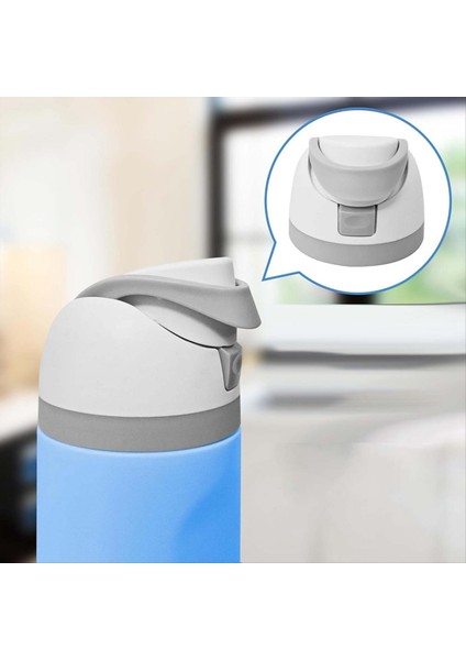 Owala Fincan Için Yedek Kapak 16 Oz 24OZ 32OZ 40 Oz Bir Düğme Su Şişesi Üst Kapağı Su Sızıntısı Yok Beyaz (Yurt Dışından) fırsatları