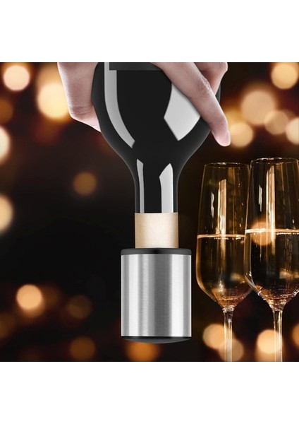 Şarap Tıpası Vakum Sızdırmaz Şarap Şişesi Tıpa Yeniden Kullanılabilir Şarap Mühürleyicisi Şarap Mantarları Taze Tutar Şarap Severler Için Ler (Yurt Dışından) indirimleri