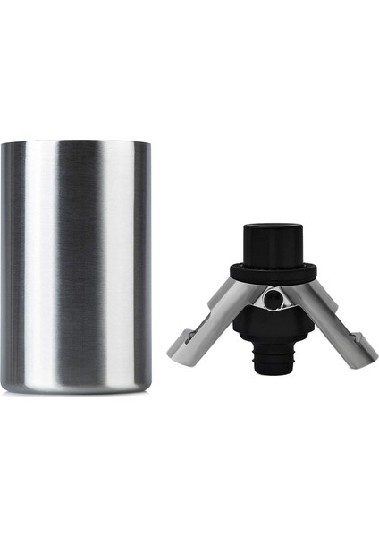 1 Adet Yalıtımlı Şarap Soğutucu Kovası Şarap Havalandırıcı ve 1 Pcs Paslanmaz Çelik Durdurucu Pompa (Yurt Dışından)