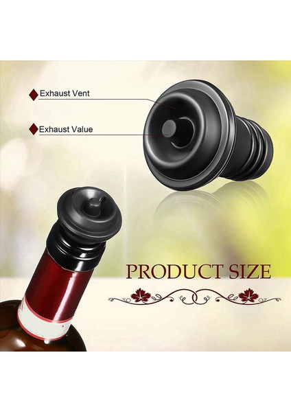 54 Parça Şarap Tıpası Yeniden Kapatılabilir Şarap Pompası Elektrikli Şarap Durdurucu Yeniden Kullanılabilir Şarap Koruyucu Vakum Tıpalar Şarap Koruyucu Tıpa (Yurt Dışından)