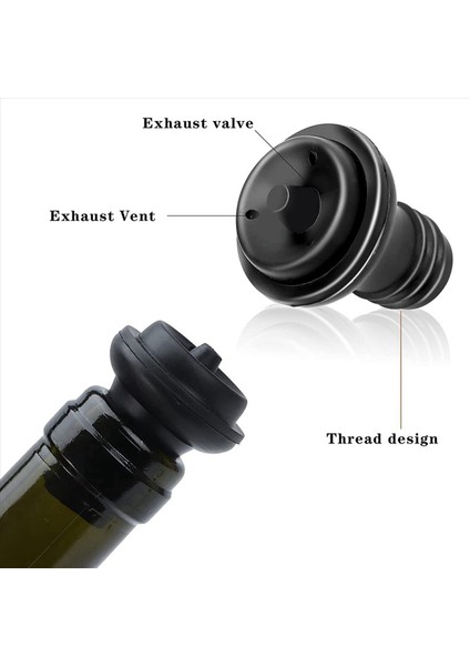 54 Parça Şarap Tıpası Yeniden Kapatılabilir Şarap Pompası Elektrikli Şarap Durdurucu Yeniden Kullanılabilir Şarap Koruyucu Vakum Tıpalar Şarap Koruyucu Tıpa (Yurt Dışından) modelleri