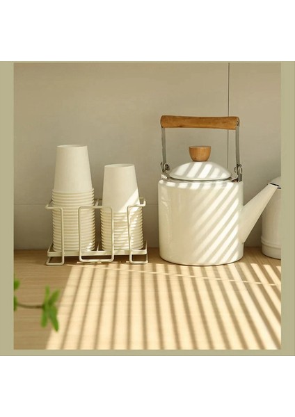 Kağıt Fincan Tutucu Tek Kullanımlık Kupa Seçici Demir Depolama Zemin Ev Kahve Çay Bardağı Tutucu Cam Kupalar Için Kullanılabilir (Yurt Dışından) fırsatları