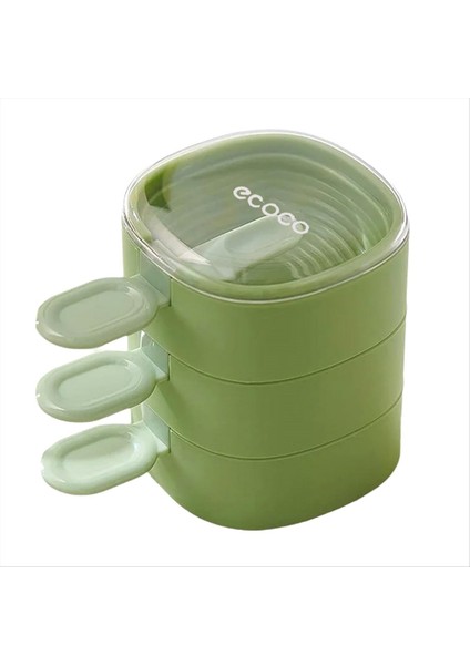 Ecoco Yeni Yaratıcı Çok Katmanlı Dondurma Kalıp Popsicle Kalıp Çok Katmanlı Popsicle Kalıp Yeniden Kullanılabilir Popsicle Kalıplar Yeşil (Yurt Dışından)