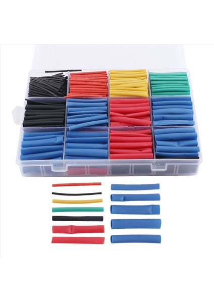 850PCS Isı Büzülme Eşleştirme Tüpü 2 1 Isı Büzülme Tüpü Isı Büzme Tüpü Çeşitli Kombinasyonlar (Yurt Dışından) indirimleri