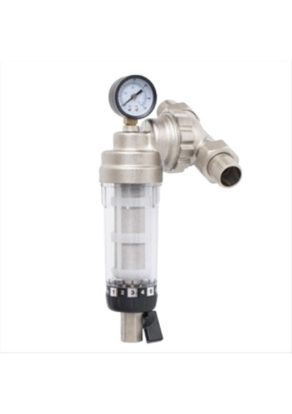 Tüm Ev Merkezi Filtre 360 Derece Evrensel Dönen Valf Filtresi Yeniden Kullanılabilir Tortu Su Filtresi 4 Noktalı (Yurt Dışından) fiyatları