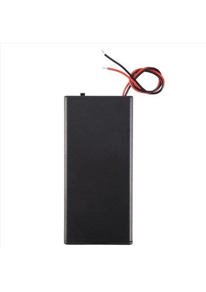 3 7V 2x 18650 Pil Tutucu Konnektörü Depolama Kılıfı Kutusu Açma/kapama Anahtarı Kurşun (Yurt Dışından)