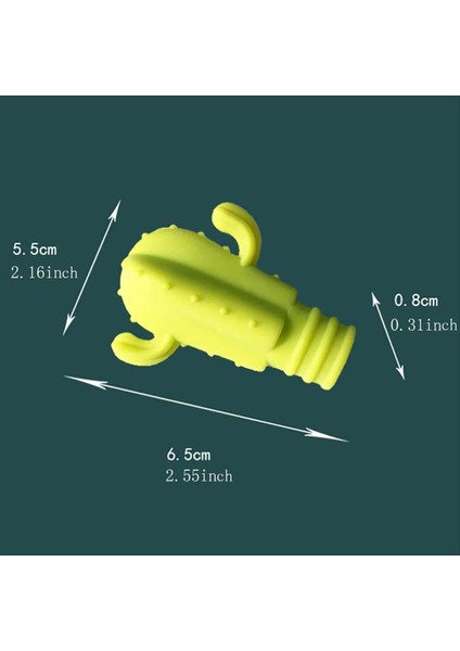 4pc Cactus Silikon Şarap Durdurucu - ve Kırmızı Şarap Şişeleri Için Mühür Koruma Mühür Içecek Aksesuarı (Yurt Dışından) modelleri