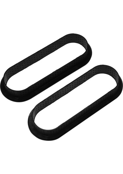 12PCS Oval Tart Halkaları Isıya Dayanıklı Delikli Kek Köpük Halkası Olmayan Çubuk Bakeware Tart Mini Kek Kalıp Halkaları (Yurt Dışından) fiyatları