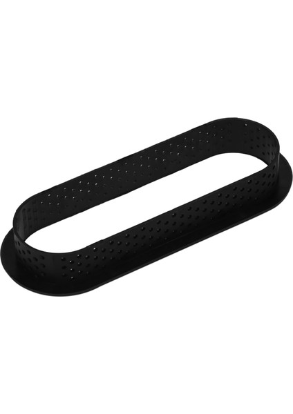 12PCS Oval Tart Halkaları Isıya Dayanıklı Delikli Kek Köpük Halkası Olmayan Çubuk Bakeware Tart Mini Kek Kalıp Halkaları (Yurt Dışından) modelleri