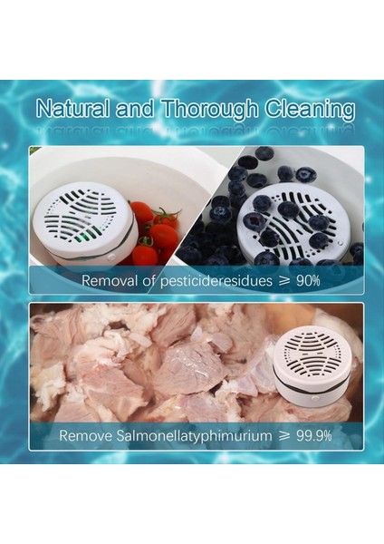 Meyve ve Sebze Yıkama Makinesi Meyve Temizleyici Temizleyici Meyve Sebze Et Için Kablosuz Şarj (Yurt Dışından) modelleri