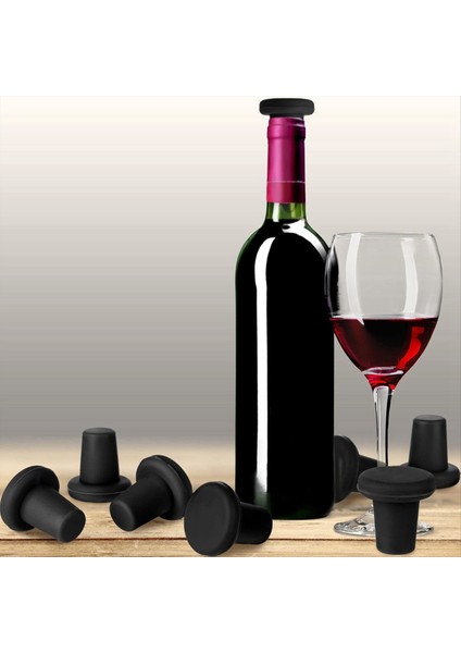 8 Pcs Silikon Şarap Durdurucu Yeniden Kullanılabilir Bira Şişesi Durdurucu Bira Şarap Depolama Orijinal Lezzeti Koru (Yurt Dışından) fırsatları