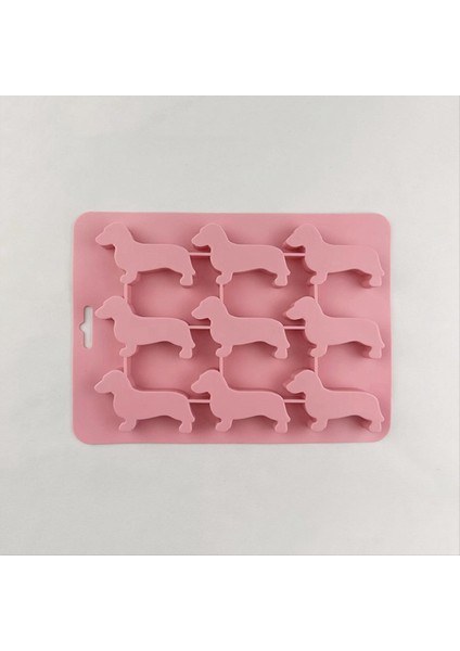 Silikon Dachshund Köpek Şeklindeki Buz Küpü Çikolatalı Kurabiye Kalıbı Diy Ev Buz Tepsisi Mutfak Aletleri Silikon Kalıp Kahverengi (Yurt Dışından)