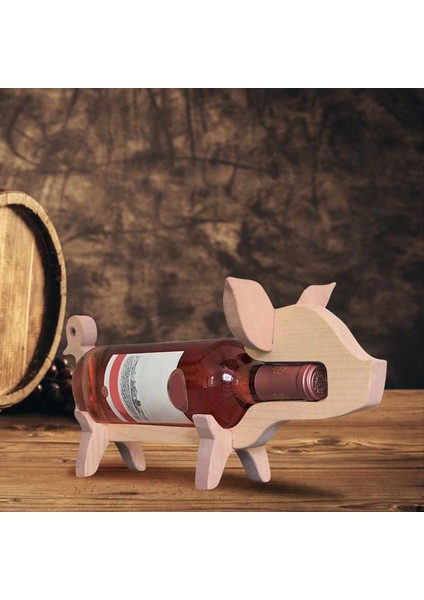 Ahşap Şarap Rafları Hayvan Şarap Şişesi Tutucu Ahşap Şarap Rafı Şarap Tutucu Süsleme Yenilik Şarap Rafları Serbest Duran C C (Yurt Dışından) fırsatları