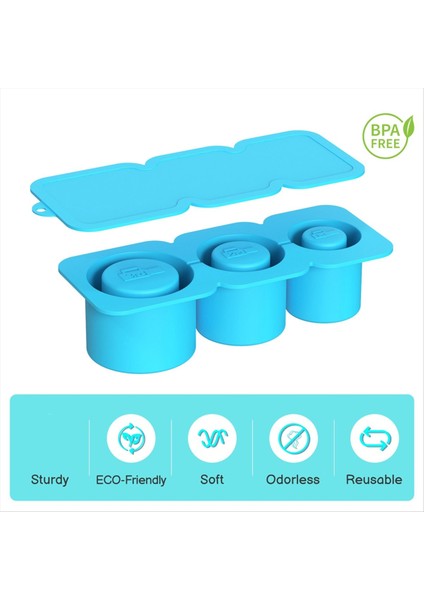 Kupa Bardak Fincanı Için Buz Küpü Tepsisi Dondurucu Için Kapaklı Silindir Şeklindeki Silikon Buz Kalıbı Kahverengi ve Kırmızı (Yurt Dışından) fırsatları