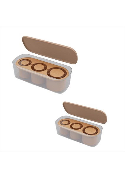 20-40 Oz Tumbler Için Kapaklı Silikon Buz Karesi Tepsisi Kupa Için 3 Içi Boş Silindir Buz Karesi Kalıp Yeniden Kullanılabilir Büyük Kahverengi (Yurt Dışından)