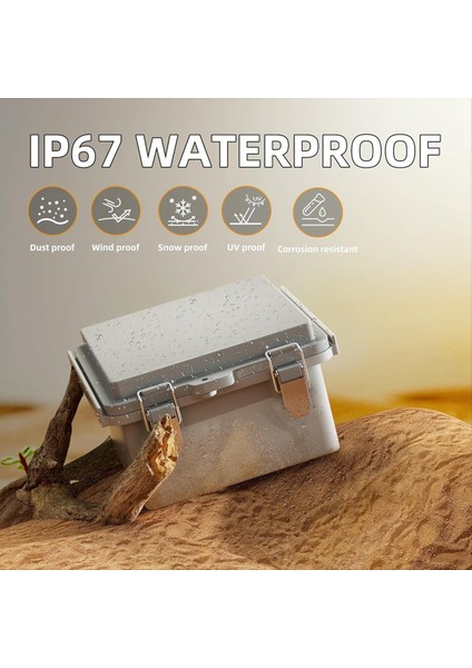 Açık Elektrik Kutusu IP67 Dış Mekan Su Geçirmez Dağıtım Kutusu Dış Menteşe Güç Kutusu Dış Mekan Su Geçirmez Kavşak Kutusu (Yurt Dışından) fiyatları