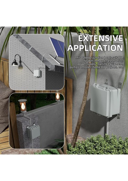Açık Elektrik Kutusu IP67 Dış Mekan Su Geçirmez Dağıtım Kutusu Dış Menteşe Güç Kutusu Dış Mekan Su Geçirmez Kavşak Kutusu (Yurt Dışından) indirimleri
