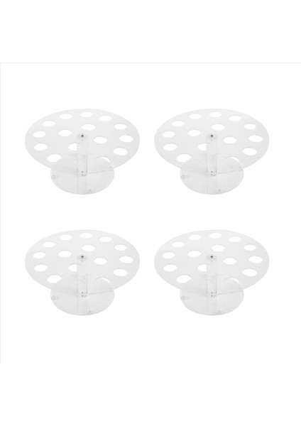 4x 16 Tutucu Akrilik Dondurma Koni/ Sushi El Rulosu Stand Şeffaf (Yurt Dışından) fiyatları