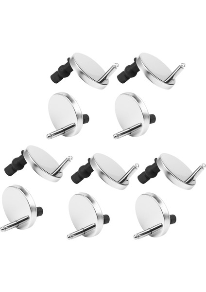 10PCS Yeni Setler Tuvalet Koltuk Vidaları Üst Düzeltme Menteşe Paketi Onarım Aracı Değiştirme (Yurt Dışından)