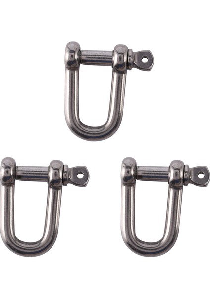 3x M6X38MM Düz D-Kılavuz Kısa Paslanmaz Çelik Aısı 316 (Yurt Dışından)