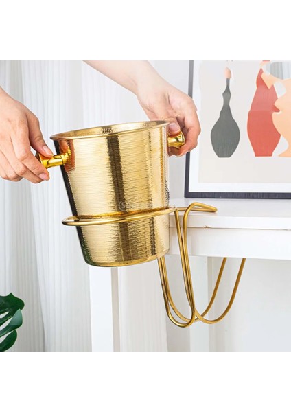 Masaüstü Buz Kovası Stand Stand Stand Beerbarrel Raf Şarap Kovası Stand Açık Kokteyl Partileri Yemek Altın (Yurt Dışından) modelleri