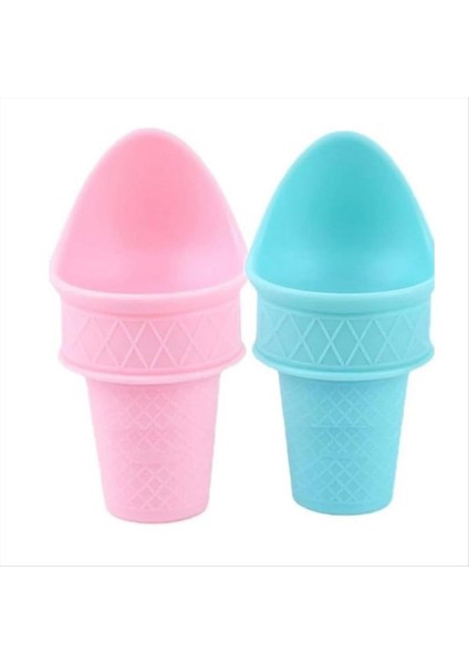 Dondurma ve Popsicle Alet Seti Dondurma Kaşık Yeniden Kullanılabilir Mini Kepçe Konileri Seti Iyi Kavrama Plastik Kurabiye Pişirme C (Yurt Dışından)