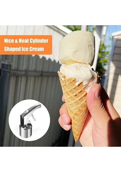 Dondurma Kepçesi Dondurma Kepçe Tetik Serbest Bırakma Dondurma Aksesuarları Büyük Hacim Kepçe Silindirik Dondurma Kepçe (Yurt Dışından) fiyatları