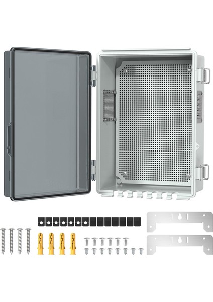 Açık Plastik Su Geçirmez Dağıtım Kutusu U Şeklindeki Delikli Açık Menteşe Güç Kutusu Açık Su Geçirmez Kavşak Kutusu (Yurt Dışından)