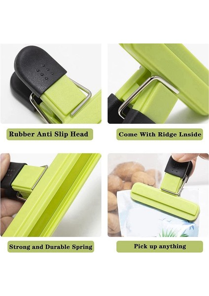 9 Paket Çip Klipsleri Gıda Çantası Klipsleri (3 Büyük ve 6 Küçük Boyut) Mutfak Klipsleri Yonga Çantası Sızdırmazlık Klipsleri (Yurt Dışından) indirimleri