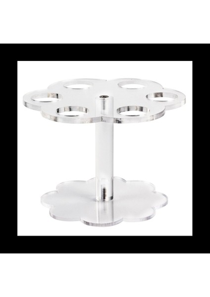 1pcs 6 Delik Akrilik Dondurma Koni Standı Tutucu Şeffaf (Yurt Dışından)