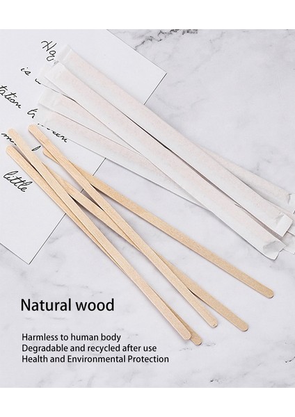 Ahşap Kahve Karıştırma Çubukları 7 5INCH-100 Paket Yuvarlak Uç Sıcak Içecekler Için Çevre Dostu Karıştırıcılar Doğal Ahşap B (Yurt Dışından) indirimleri