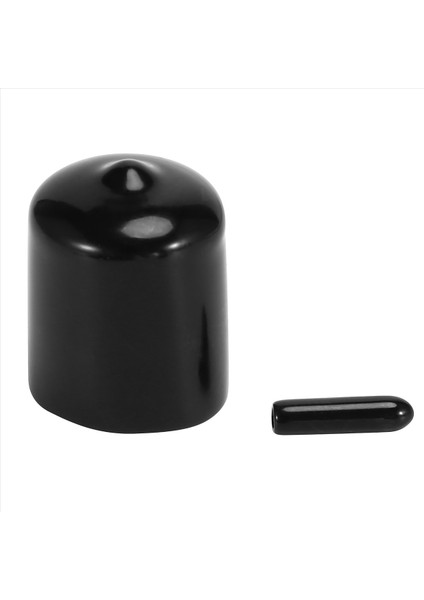 312 Parça Vinil Elastik Uç Kapak Cıvataları Vidalar Kauçuk Diş Koruma Güvenliği Kapakları 9 Boyutlar 2/25 Ila 4/5 Inç (Siyah) (Yurt Dışından) modelleri