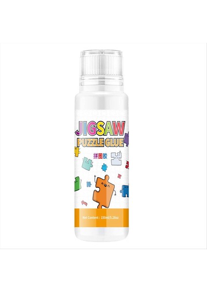 Jigsaw Bulmaca Yapıştırıcısı Sünger Kafalı 150ML Jigsaw Tutkal Toksik Olmayan ve Hızlı Kuru Bulmaca Mühürleyicisi (Yurt Dışından)