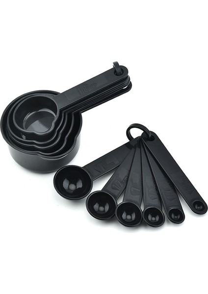 5set (11 Pcs/set) Ölçüm Kupaları ve Kaşık Seti Kuru ve Sıvı Malzeme Için Istiflenebilir Plastik Ölçüm Kaşıkları (Yurt Dışından) fiyatları