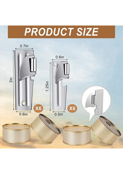 12X P-38 ve P-51 Can Başlandırılancılar Paslanmaz Çelik Kamp Mutfak Seyahat Kampı Için Açıcı Taşınabilir Can Açıcı (Yurt Dışından) fiyatları