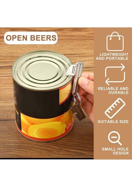 12X P-38 ve P-51 Can Başlandırılancılar Paslanmaz Çelik Kamp Mutfak Seyahat Kampı Için Açıcı Taşınabilir Can Açıcı (Yurt Dışından) indirimleri