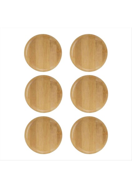 6pcs Şarap Cam Topper 4 Inç Şarap Bardağı Charcuterie Topper Bambu Şarap Cam Topper Bardak Altlık (Yurt Dışından) fiyatları