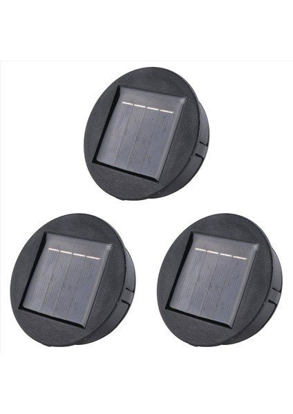 3x Akıllı Bahçe Güneş Powered Yedek Yuvarlak LED Işık Kutusu Güneş Pil Kutusu Güneş Hücreleri Poli Li-Ion Pil Şarj Cihazı (Yurt Dışından)