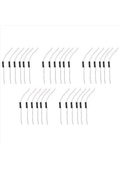 30 Adet Kablolu Konektör 1 5V Aaa Pil Tutucu Plastik Kasa Depolama Kutusu Siyah (Yurt Dışından)