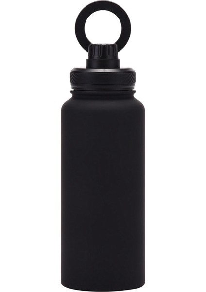 Magsafe Siyah Için Cep Telefonu Manyetik Stand Termal Su Kupası Kapağı ile Vakum Yalıtımlı Şişe Kapağı (Yurt Dışından) indirimleri