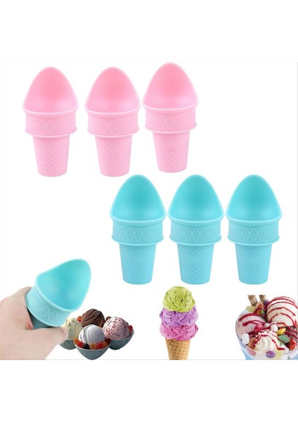 Dondurma Koni Scoop Çocuk Dondurma Konisi Scoop Mini Dondurma Konisi Yeniden Kullanılabilir (Yurt Dışından) fiyatları
